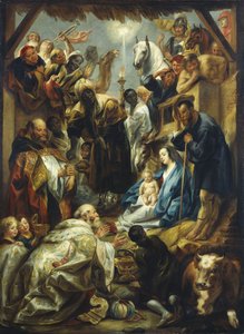 Adoración de los Reyes de Jacob Jordaens