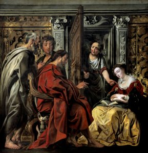 Jesús en casa de Marta y María