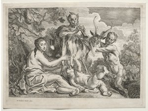 Júpiter alimentado por la cabra Amaltea, 1652 de Jacob Jordaens