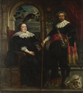 Retrato de Govaert van Surpele y su Esposa, 1636-1637 de Jacob Jordaens