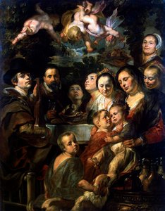 Autorretrato con Padres, Hermanos y Hermanas, c. 1615