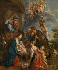 Adoración de los pastores de Jacob Jordaens
