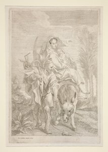 La huida a Egipto de Jacob Jordaens