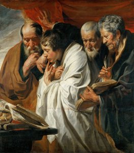 Los Cuatro Evangelistas de Jacob Jordaens
