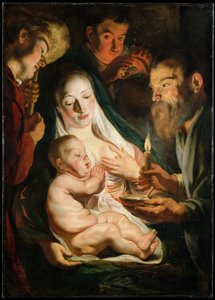 La Sagrada Familia con pastores, 1616