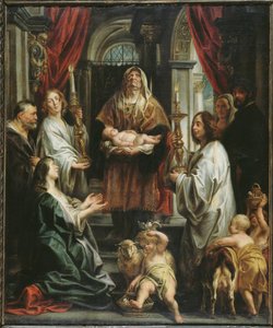 La presentación en el templo de Jacob Jordaens