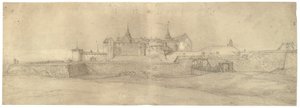 Vista de la Fortaleza de Akershus de Jacob Koninck II
