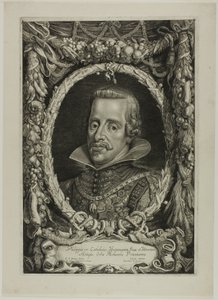 Felipe IV, Rey de España, lámina 12 de Duces Burgundiae (Duques de Borgoña) de Jacob Louys