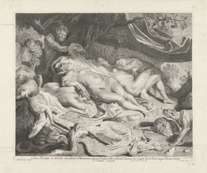 Resto de Diana y sus ninfas tras la cacería de Jacob Louys