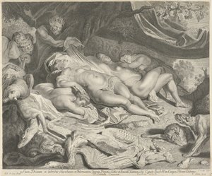 Resto de Diana y sus ninfas tras la cacería de Jacob Louys
