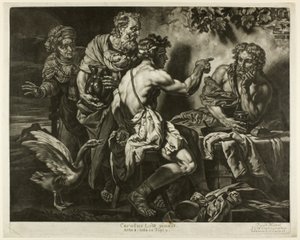 Júpiter y Mercurio con Filemón y Baucis