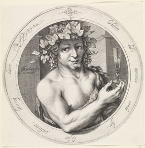Baco con vidrio Venus, Baco y Ceres (título de la serie)