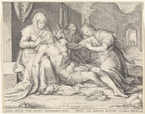 Temblor de Cristo de Jacob Matham
