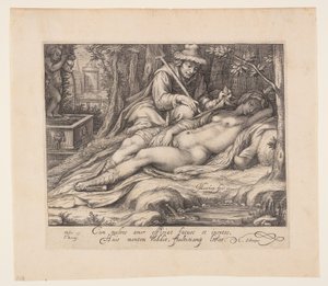Cimón e Ifigenia de Jacob Matham