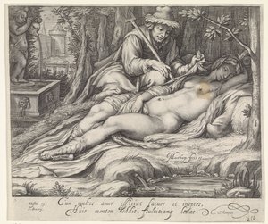 Cimone en Ifigenia de Jacob Matham