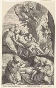 entierro de cristo de Jacob Matham