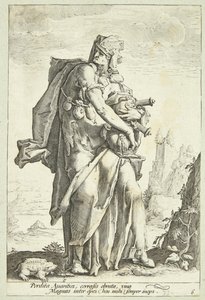 Avaricia de Jacob Matham