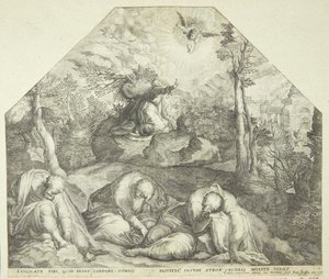 Jesús en el huerto de Getsemaní