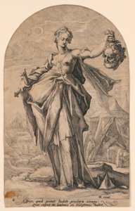 Judith, de la serie "Héroes del Antiguo Testamento" de Jacob Matham
