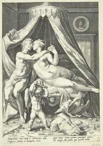 Marte y Venus de Jacob Matham