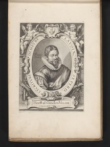 Retrato de Jan van den Velde a los 36 años Espejo del arte de escribir (título de la serie)