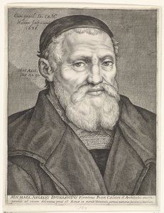 Retrato de Miguel Ángel de Jacob Matham