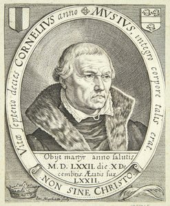 Retrato de Cornelis Musius de Jacob Matham