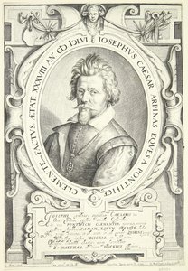 Retrato de Giuseppe Cesari de Jacob Matham