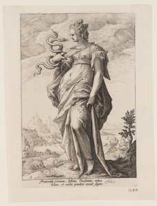 Prudencia, de Las Virtudes de Jacob Matham