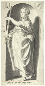 Justicia de Jacob Matham