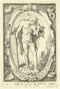 Saturno de Jacob Matham