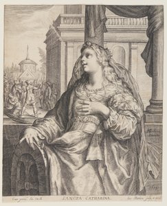 Santa Catalina de Jacob Matham