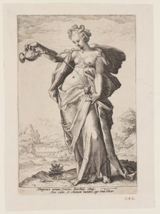 La templanza, de Las virtudes de Jacob Matham