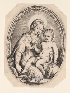 La Virgen y el Niño de Jacob Matham