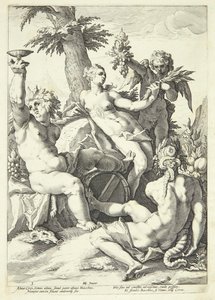 Sin Ceres y Baco, Venus se congela de Jacob Matham