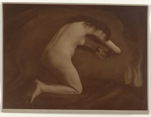 Desnudo femenino arrodillado de Jacob Merkelbach