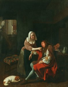 El caballero dormido de Jacob Lucasz Ochtervelt