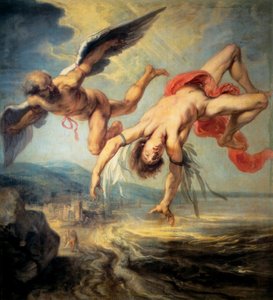 La caída de Ícaro de Jacob Peter Gowy