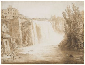La Cascata Grande de Isola del Liri, 1793 de Jacob Philippe Hackert