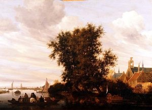 El Mosa cerca de Gorkum