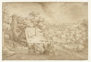 Paisaje con Abraham e Isaac de Jacob Savery (I)