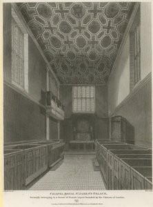 Capilla Real en el Palacio de St James de Jacob Schnebbelie