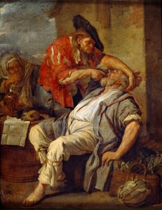 El dentista, c.1690 (óleo sobre cobre)