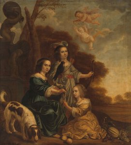 Retrato de Geertruyt, Margriet y Anna Delff