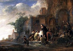 131-0635452 Las obras de misericordia de Jacob Willemsz de Wet or Wett