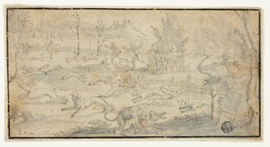 Escena de caza de Jacob Züberlein