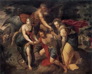 Las Tres Edades del Hombre, alegoría, finales del siglo XVI de Jacob de Backer