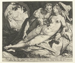 Galatea en Acis de Jacob de Gheyn (II)