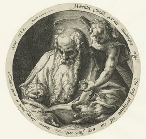 evangelista mateo Los cuatro evangelistas (título de la serie) de Jacob de Gheyn (II)