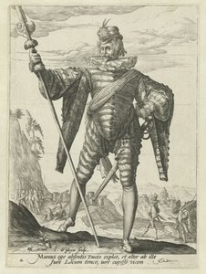 teniente coronel Oficiales y soldados (título de la serie) de Jacob de Gheyn (II)